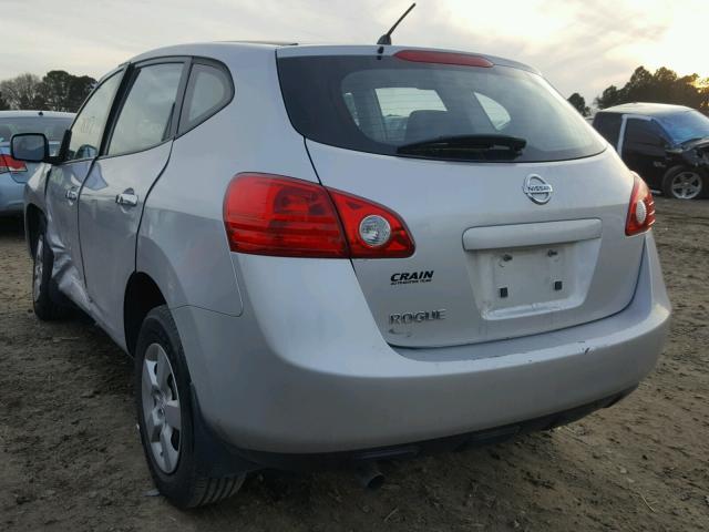 JN8AS5MT7AW507318 - 2010 NISSAN ROGUE S SILVER photo 3