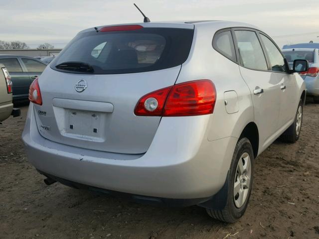 JN8AS5MT7AW507318 - 2010 NISSAN ROGUE S SILVER photo 4