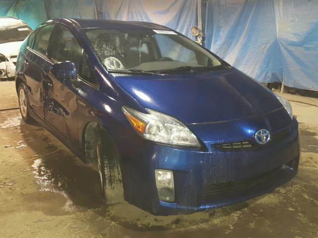 JTDKN3DU7A0225736 - 2010 TOYOTA PRIUS BLUE photo 1