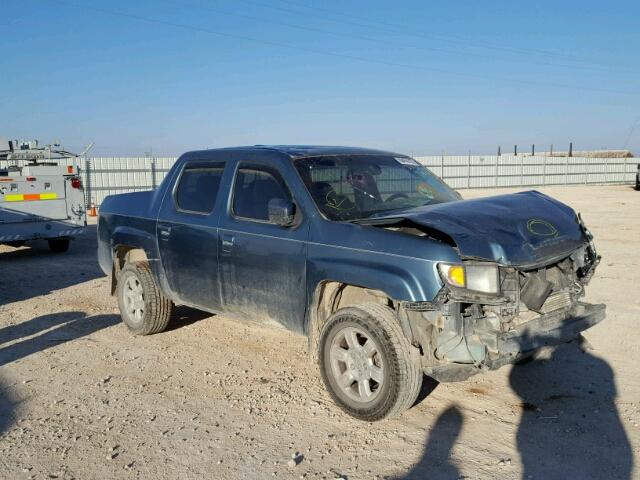 2HJYK16516H571695 - 2006 HONDA RIDGELINE BLUE photo 1