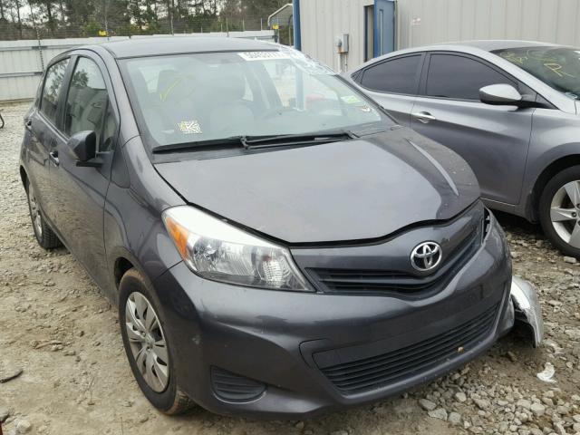 JTDKTUD36DD550474 - 2013 TOYOTA YARIS GRAY photo 1