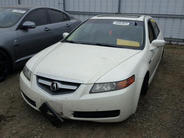 19UUA66236A015655 - 2006 ACURA 3.2TL WHITE photo 2