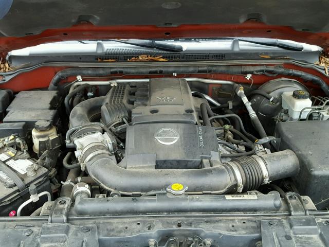 5N1AR18U26C630399 - 2006 NISSAN PATHFINDER RED photo 7