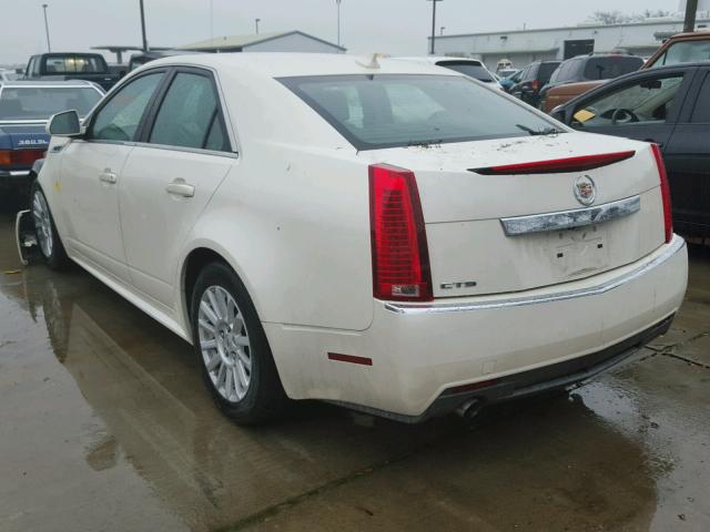 1G6DE5E5XD0119445 - 2013 CADILLAC CTS LUXURY WHITE photo 3