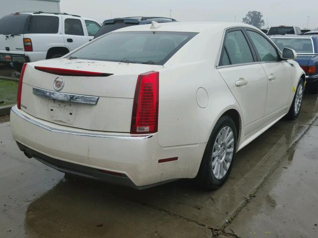 1G6DE5E5XD0119445 - 2013 CADILLAC CTS LUXURY WHITE photo 4