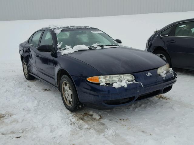 1G3NK52T81C231443 - 2001 OLDSMOBILE ALERO GX BLUE photo 1