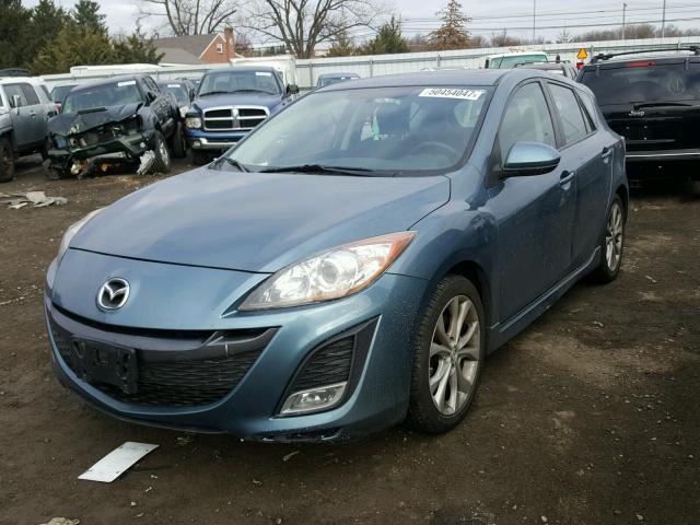 JM1BL1K65B1376584 - 2011 MAZDA 3 S BLUE photo 2