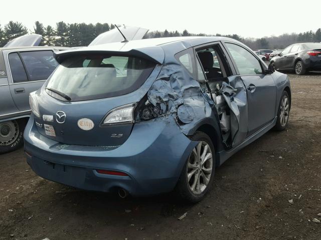 JM1BL1K65B1376584 - 2011 MAZDA 3 S BLUE photo 4