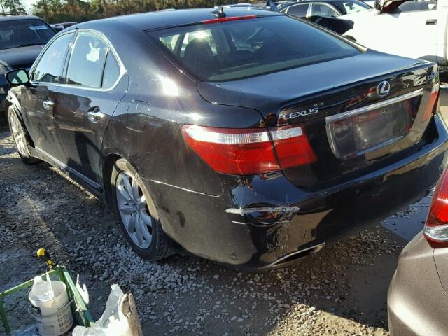 JTHBL46FX95084992 - 2009 LEXUS LS 460 BLACK photo 3