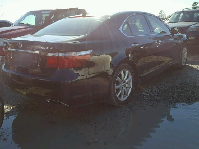 JTHBL46FX95084992 - 2009 LEXUS LS 460 BLACK photo 4