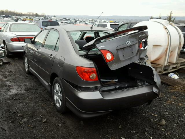 2T1BR32E76C595467 - 2006 TOYOTA COROLLA CE GRAY photo 3