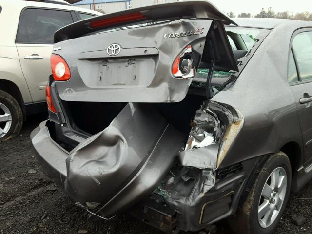 2T1BR32E76C595467 - 2006 TOYOTA COROLLA CE GRAY photo 9