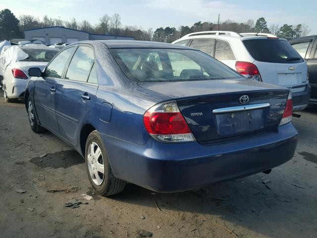 4T1BE30K96U106358 - 2006 TOYOTA CAMRY LE BLUE photo 3