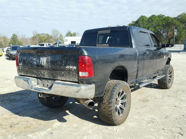 3D7UT2HL2BG588877 - 2011 DODGE RAM 2500 BLACK photo 4