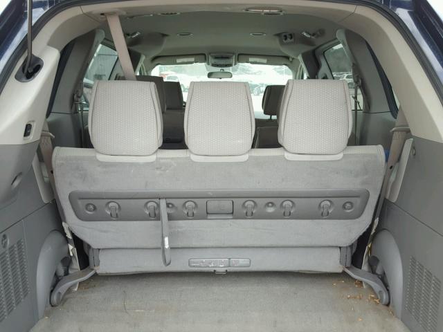 5N1BV28UX8N111310 - 2008 NISSAN QUEST S BLUE photo 9