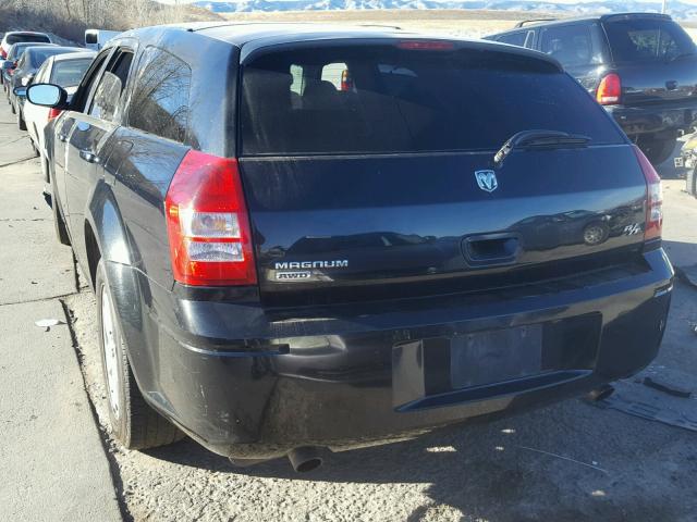 2D4GZ57226H410878 - 2006 DODGE MAGNUM R/T BLACK photo 3