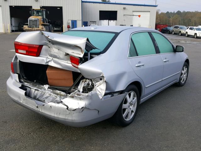 1HGCM665X5A061009 - 2005 HONDA ACCORD EX SILVER photo 4