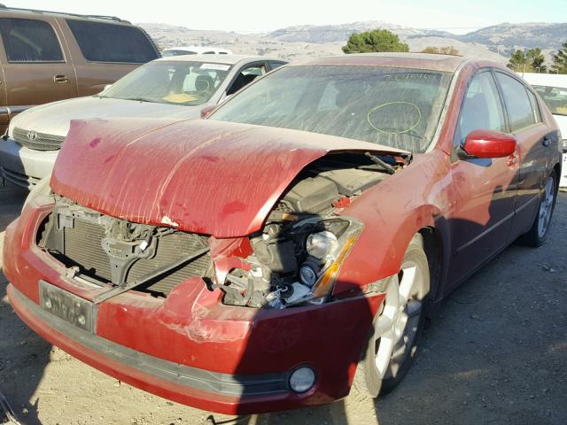 1N4BA41E66C852616 - 2006 NISSAN MAXIMA SE RED photo 2