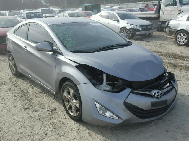 KMHDH6AE0DU004325 - 2013 HYUNDAI ELANTRA CO GRAY photo 1