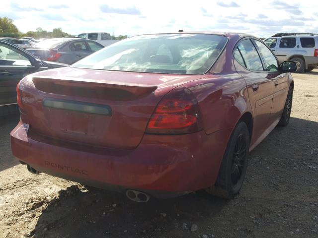 2G2WR554571147510 - 2007 PONTIAC GRAND PRIX წითელი ფოტო 4