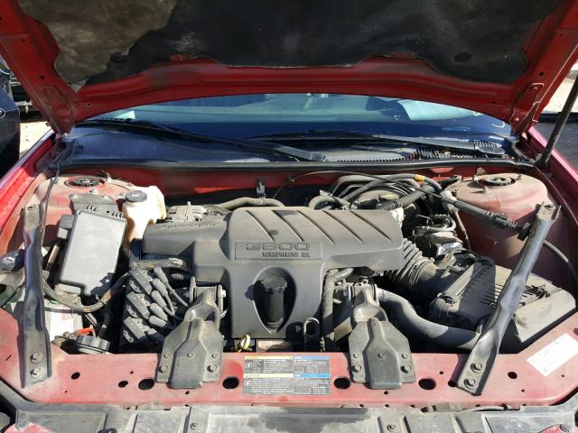 2G2WR554571147510 - 2007 PONTIAC GRAND PRIX წითელი ფოტო 7