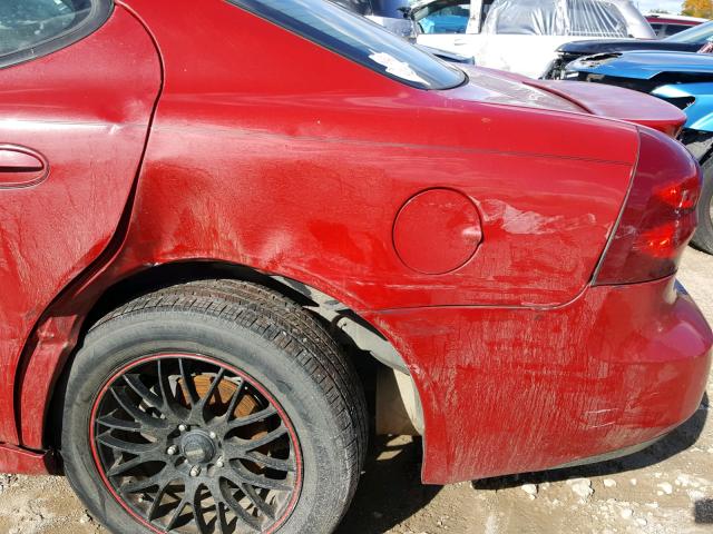 2G2WR554571147510 - 2007 PONTIAC GRAND PRIX წითელი ფოტო 9