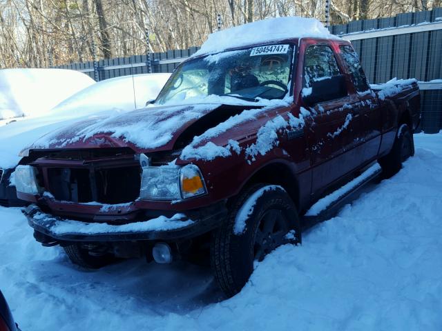 1FTZR45E36PA45930 - 2006 FORD RANGER SUP RED photo 2