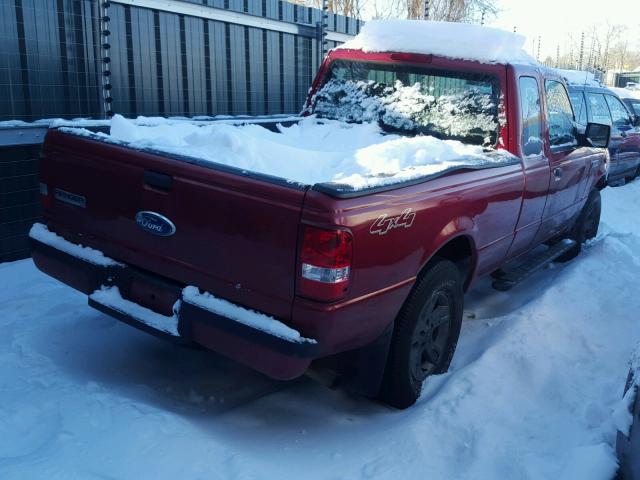1FTZR45E36PA45930 - 2006 FORD RANGER SUP RED photo 4