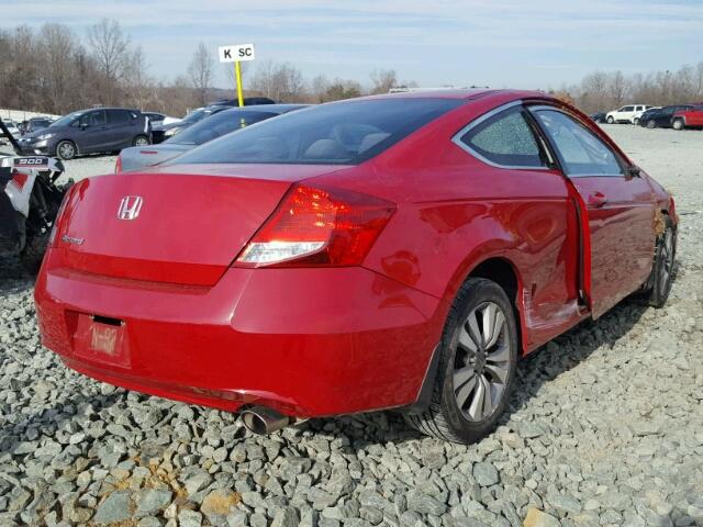 1HGCS1B31BA002875 - 2011 HONDA ACCORD LX- RED photo 4