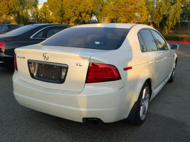 19UUA66296A023730 - 2006 ACURA 3.2TL WHITE photo 4