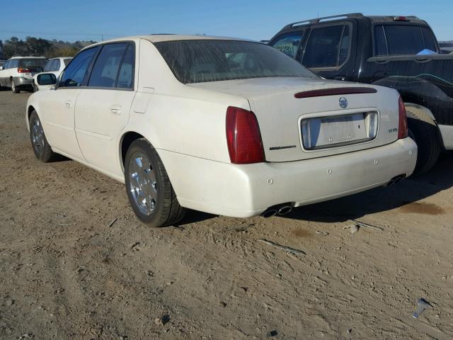 1G6KF57902U218253 - 2002 CADILLAC DEVILLE DT WHITE photo 3