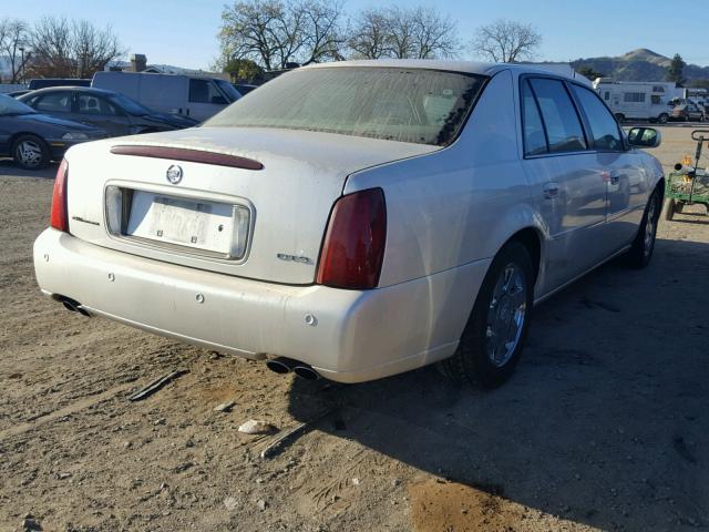 1G6KF57902U218253 - 2002 CADILLAC DEVILLE DT WHITE photo 4