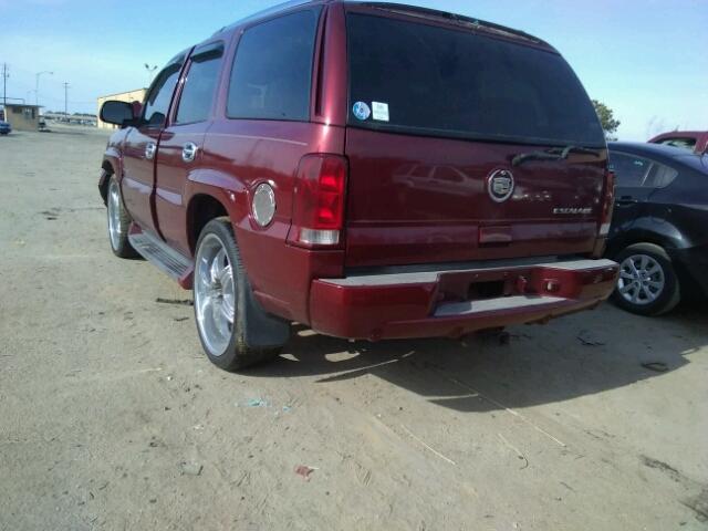 1GYEK63N82R159271 - 2002 CADILLAC ESCALADE L MAROON photo 3