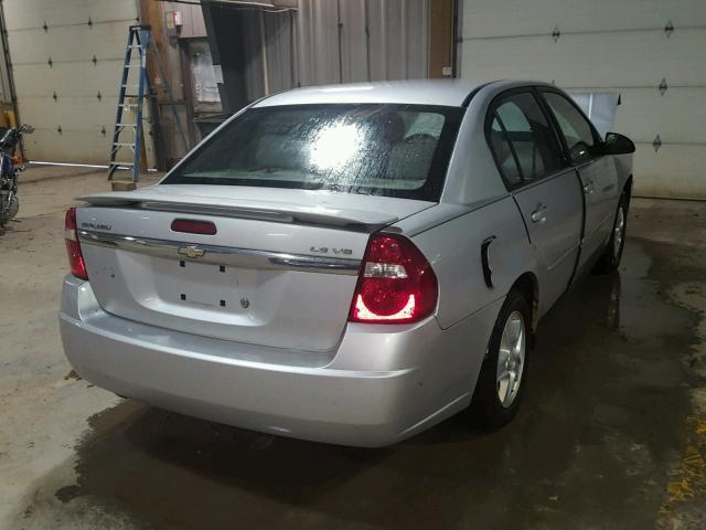 1G1ZT52825F303888 - 2005 CHEVROLET MALIBU LS 银色 照片 4