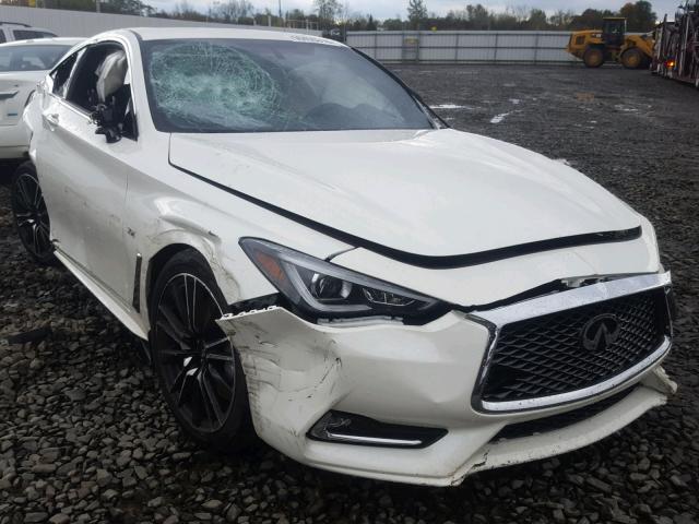 JN1EV7EL4JM392254 - 2018 INFINITI Q60 PREMIU WHITE photo 1