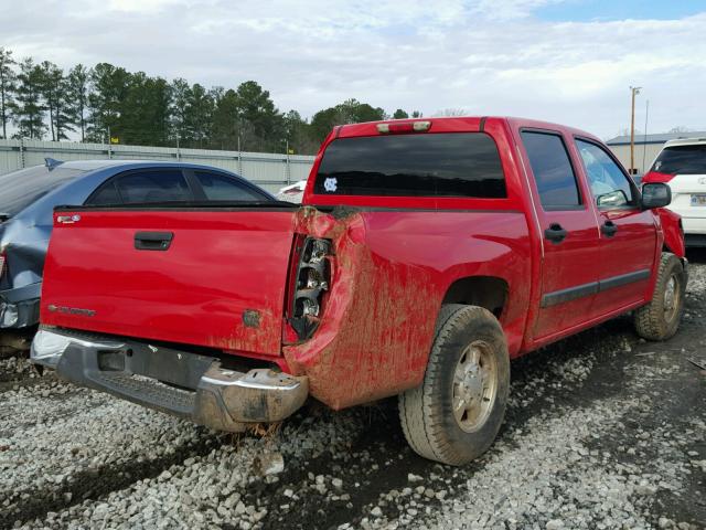 1GCCS136968162278 - 2006 CHEVROLET COLORADO RED photo 4