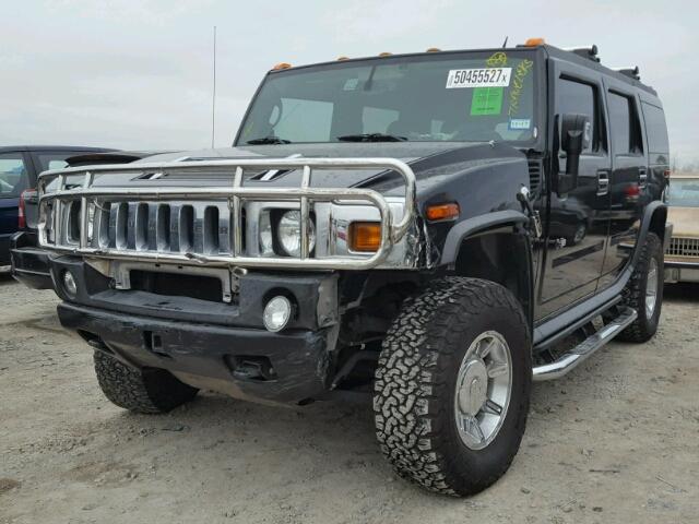 5GRGN23U96H114341 - 2006 HUMMER H2 BLACK photo 2