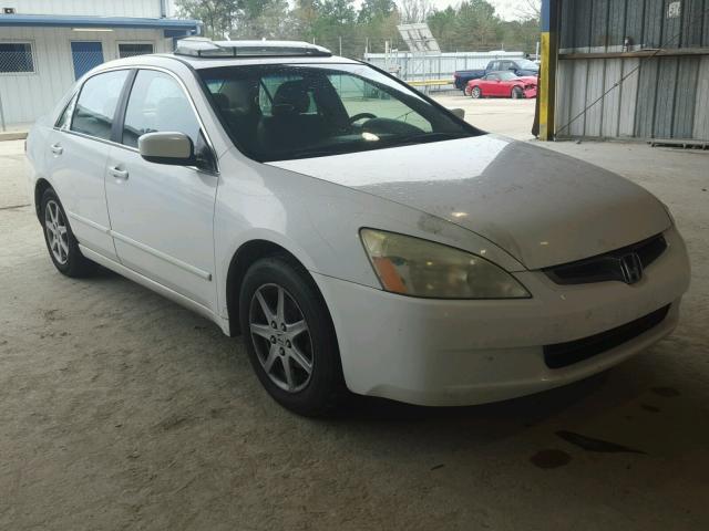 1HGCM66523A012819 - 2003 HONDA ACCORD EX WHITE photo 1