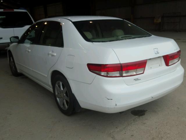 1HGCM66523A012819 - 2003 HONDA ACCORD EX WHITE photo 3