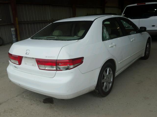 1HGCM66523A012819 - 2003 HONDA ACCORD EX WHITE photo 4