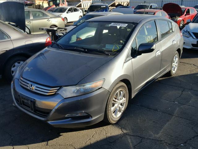 JHMZE2H72AS004724 - 2010 HONDA INSIGHT EX GRAY photo 2