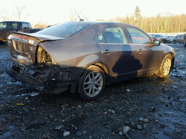 3FAHP0CG6AR262099 - 2010 FORD FUSION SEL GRAY photo 4