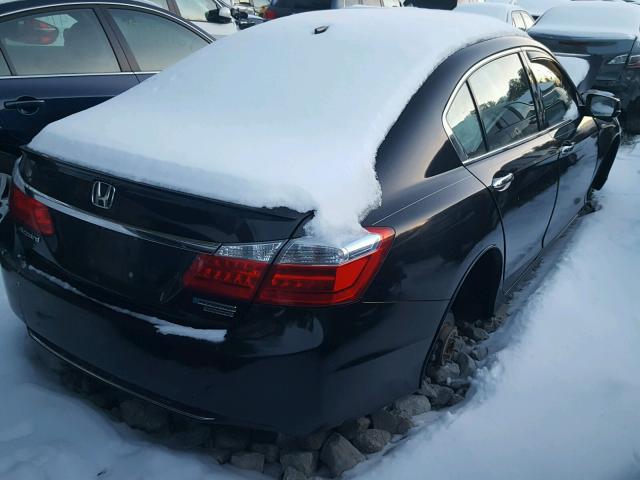 1HGCR6F73EA009319 - 2014 HONDA ACCORD HYB BLACK photo 4