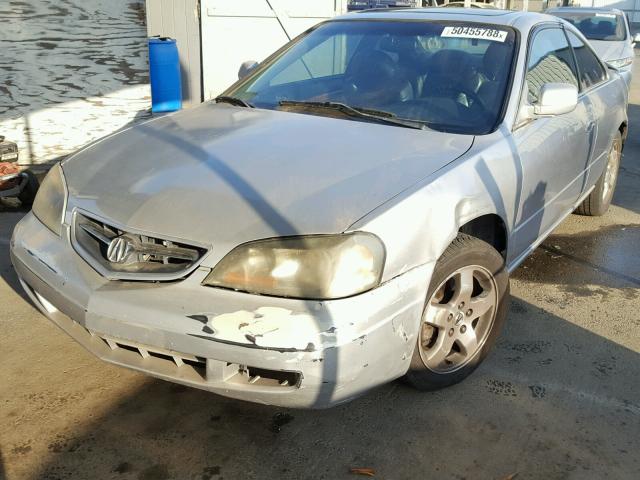 19UYA42453A006528 - 2003 ACURA 3.2CL SILVER photo 2