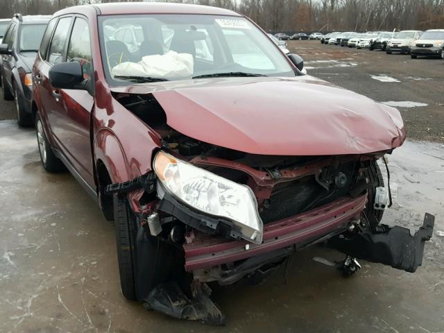 JF2SH61619H788195 - 2009 SUBARU FORESTER 2 BURGUNDY photo 1