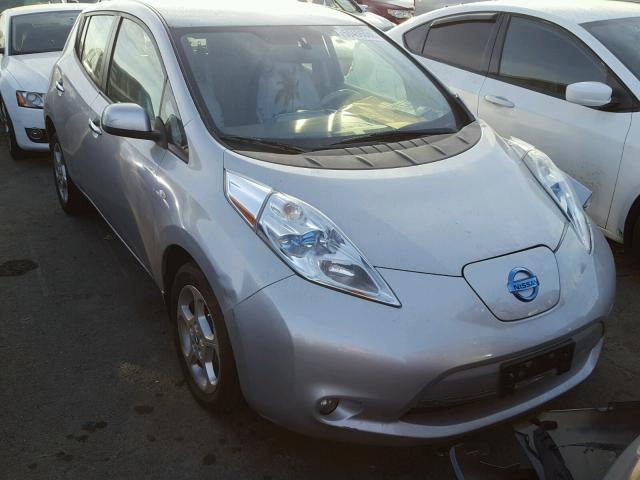 JN1AZ0CP6CT026580 - 2012 NISSAN LEAF SV SILVER photo 1