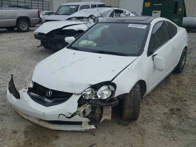 JH4DC53842C008156 - 2002 ACURA RSX WHITE photo 2