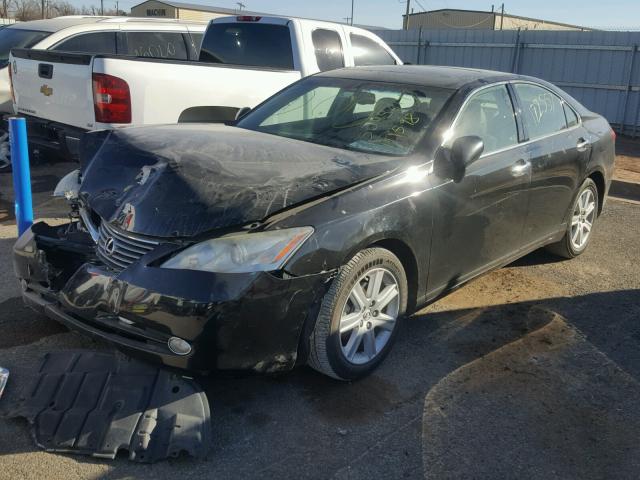 JTHBJ46G682191598 - 2008 LEXUS ES 350 BLACK photo 2