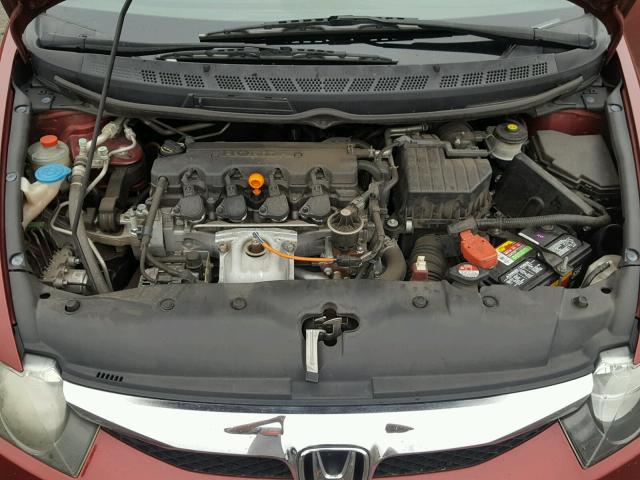 19XFA1F80BE001668 - 2011 HONDA CIVIC EX RED photo 7