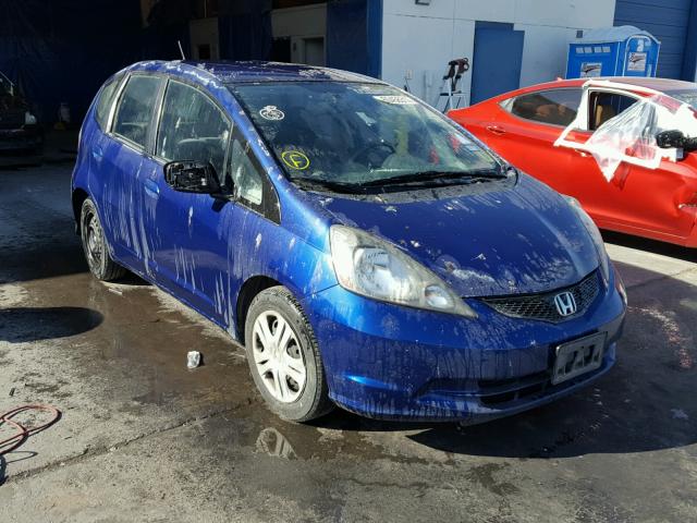 JHMGE87239S039526 - 2009 HONDA FIT BLUE photo 1